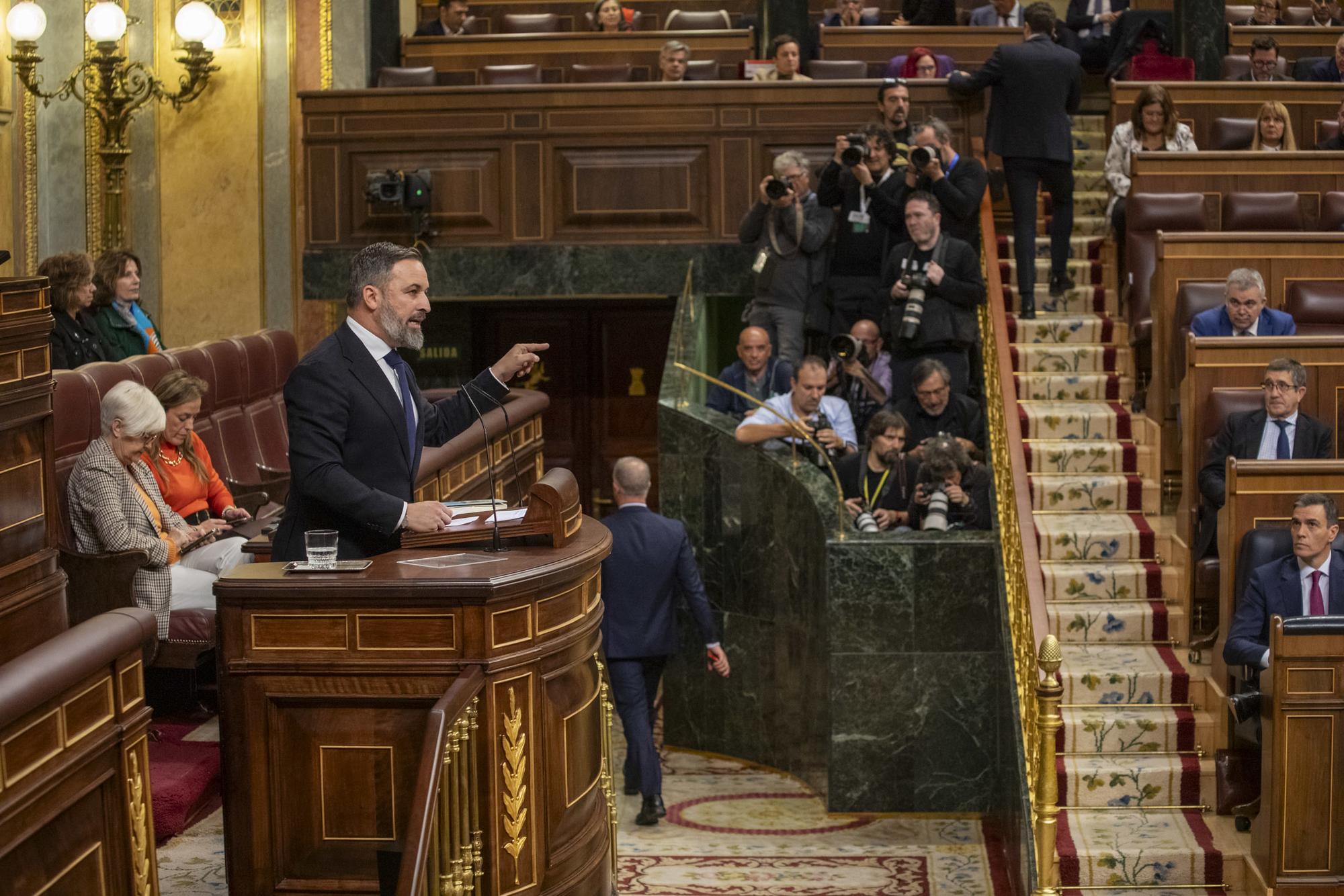 Debate de investidura Pedro Sánchez  Abascal- 1